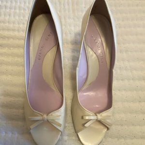 Gianni Bini Cream Open Toe Heels - Worn Once.